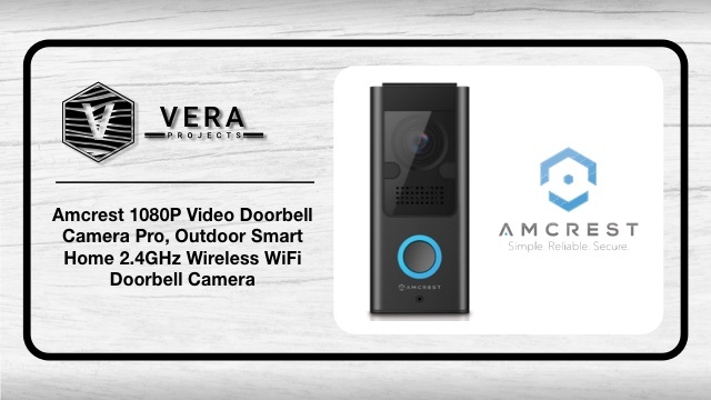 Amcrest 1080P Video Doorbell Camera Pro – Setup and Installation