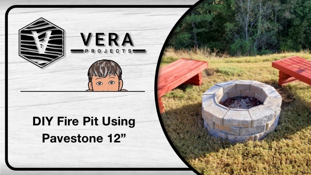 DIY Fire Pit Using Pavestone 12″ for as low as $75.