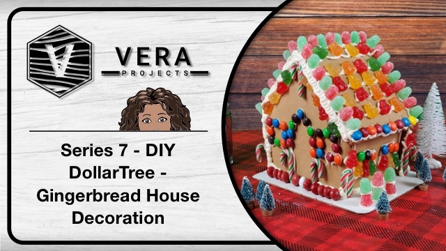 Series 7 – DIY DollarTree – Gingerbread House Decoration