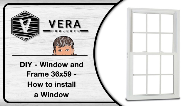 DIY – Window and Frame 36×59 – How to install a Window