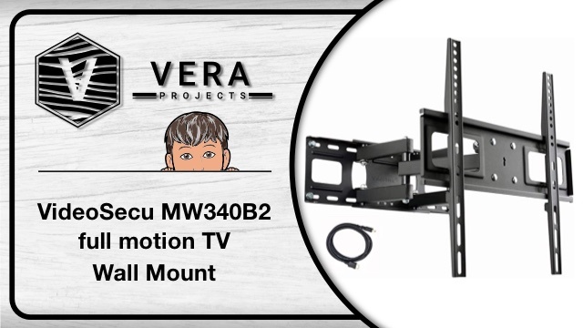 VideoSecu MW340B2 full motion TV Wall Mount – Review and How to Mount