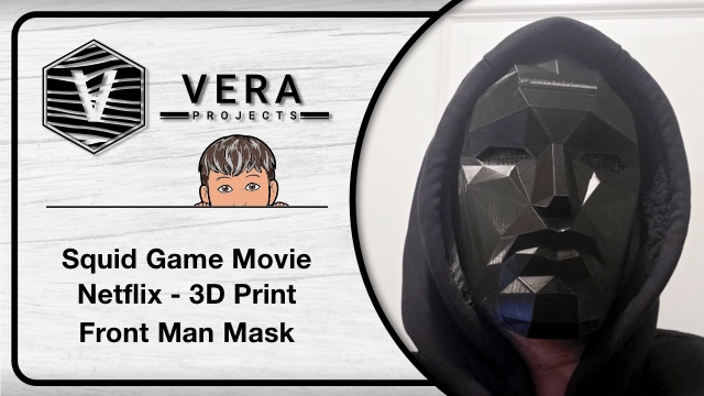 Squid Game Movie Netflix – 3D Print – Front Man Mask