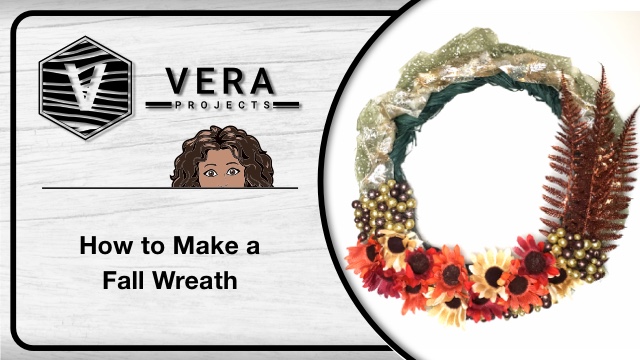 How to Make a Fall Wreath from Dollar Store