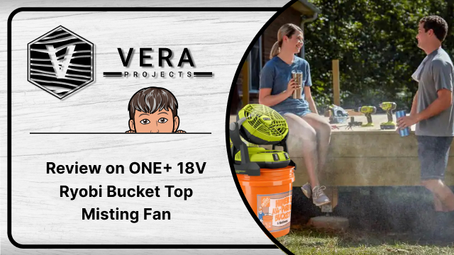 Review on ONE+ 18V Ryobi Bucket Top Misting Fan