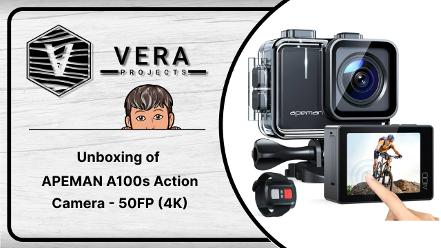 Unboxing of APEMAN A100s Action Camera – 50FP (4K)
