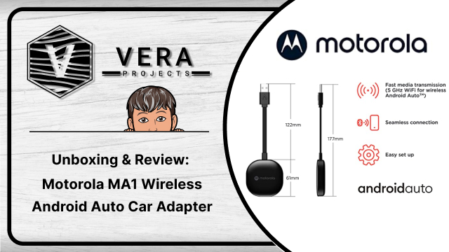 Unboxing & Review: Motorola MA1 Wireless Android Auto Car Adapter