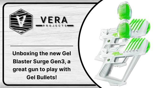 Unboxing the new Gel Blaster Surge Gen3, a great gun to play with Gel Bullets!