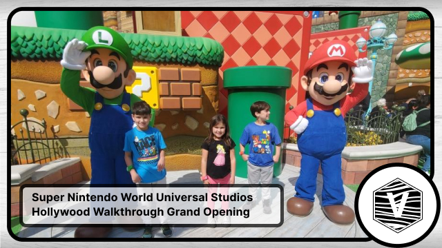 Super Nintendo World Universal Studios Hollywood Walkthrough Grand Opening