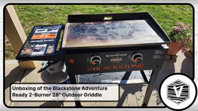 Unboxing of the Blackstone Adventure Ready 2-Burner 28″ Outdoor Griddle