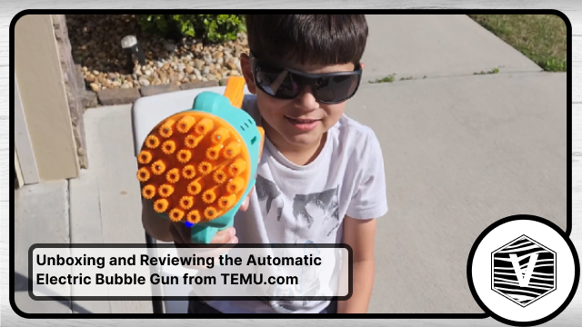 Unboxing and Reviewing the Automatic Electric Bubble Gun from TEMU.com